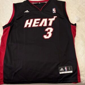 Adidas Black and Red Heat Jersey